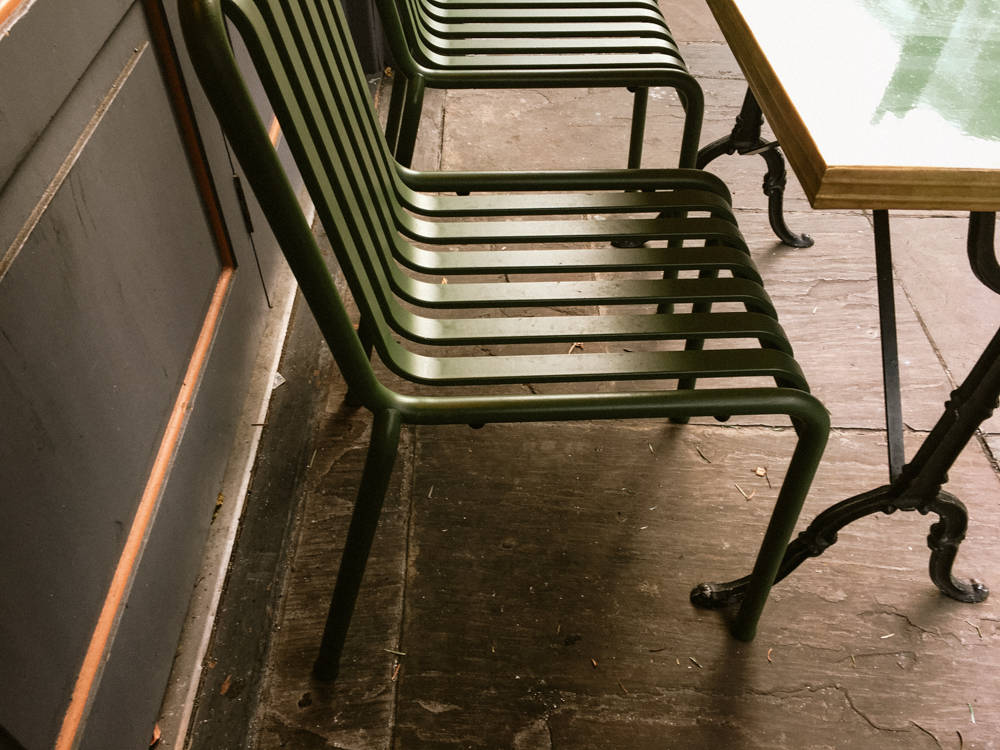 Coffee shop chairs story