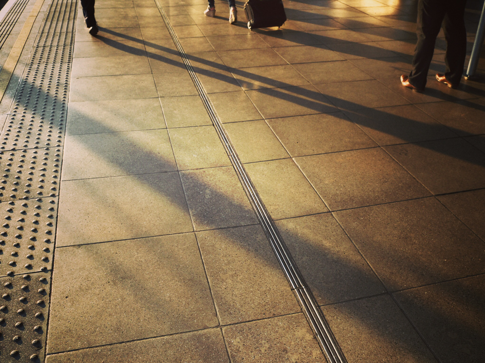 Self-Assignment. light on floor capture the 50:50