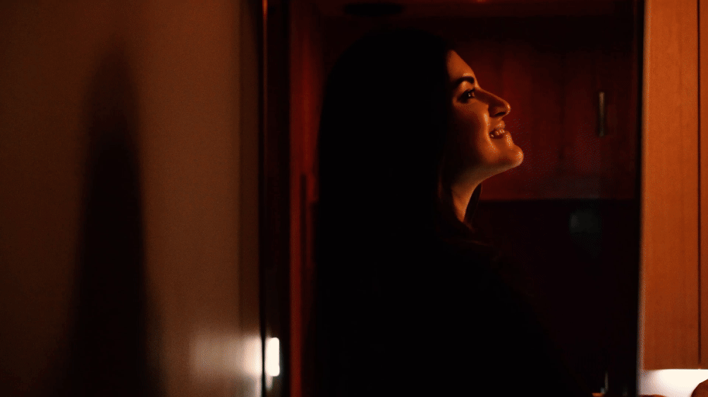 film clip of a sauna studio in London
