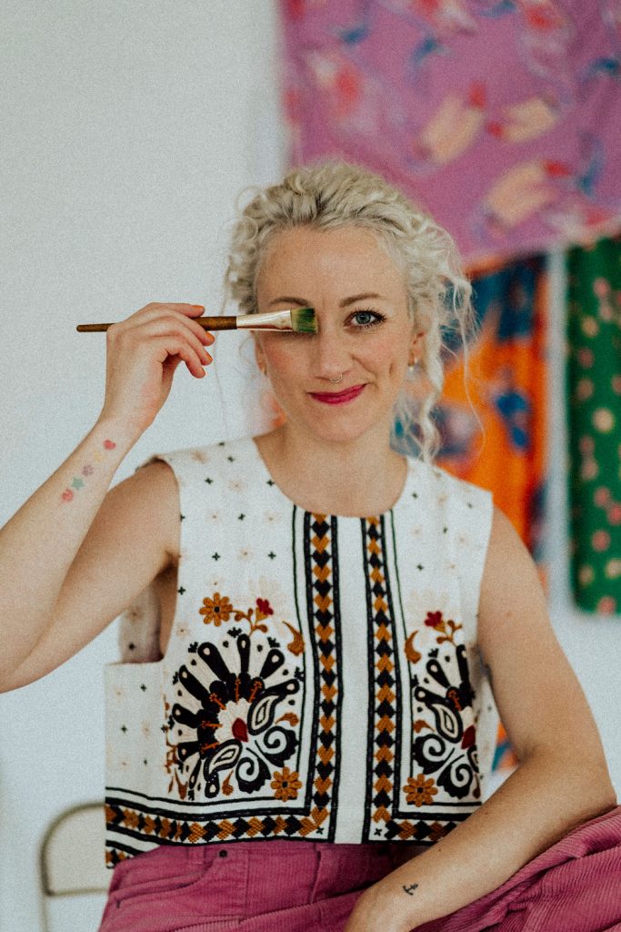 Lifestyle Portrait of Artist Charline Jackson