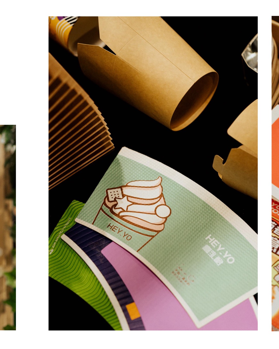 detail photo of some packaging at the Hospitality Week at Excel London