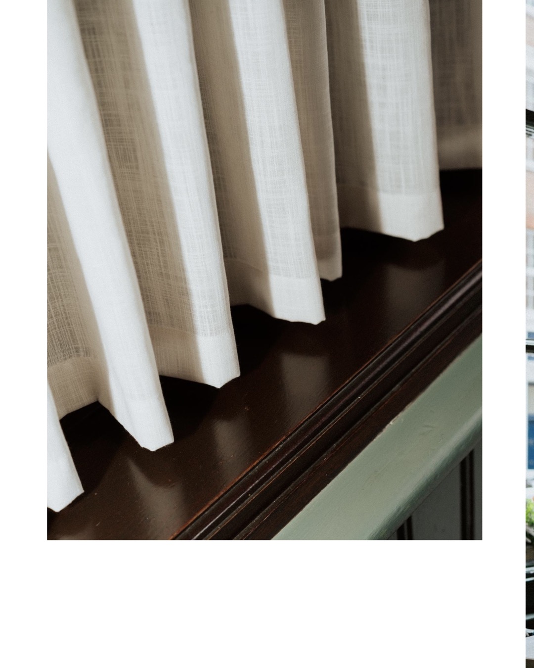 Detail Shot of the Curtain in the Restaurant Browns Covent Garden London