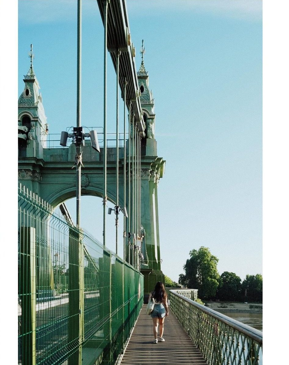bridge at Hammersmith Riverside London