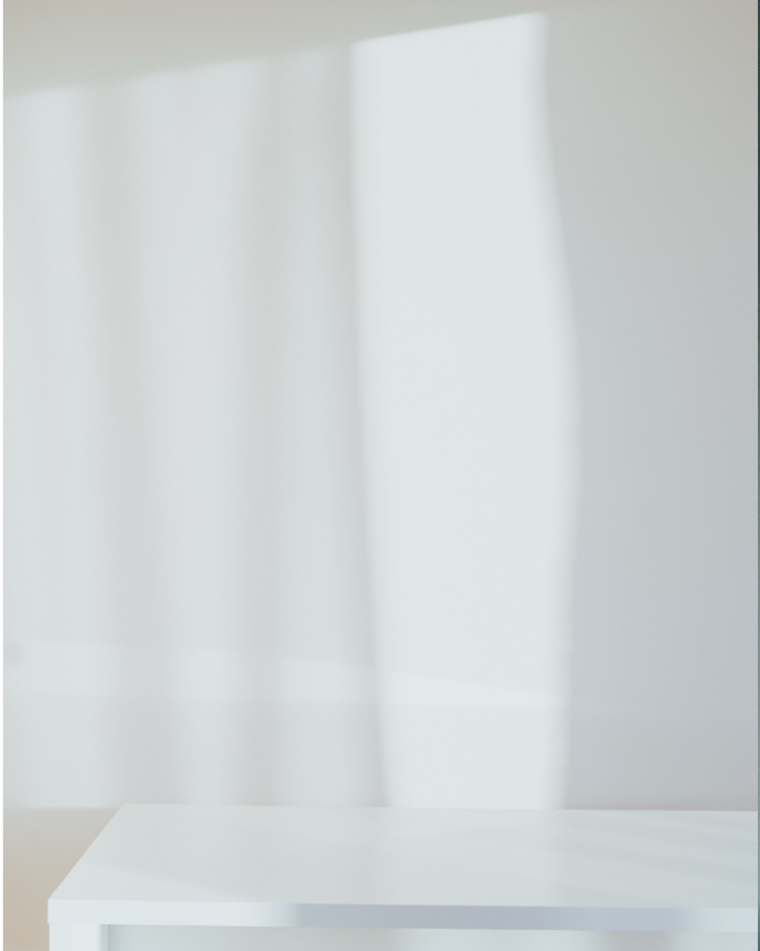 Light and Shadow on the wall in a photography daylight studio